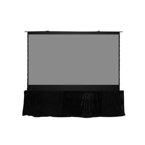 Elite Screens QuickStand Gray 71.1" x 126.5" Portable Floor Rising